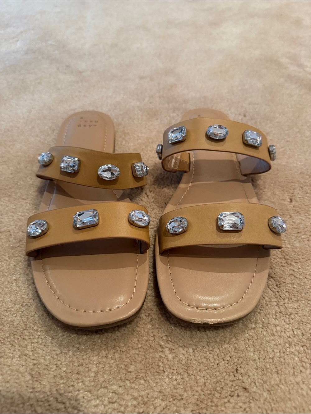 Bejeweled sandals